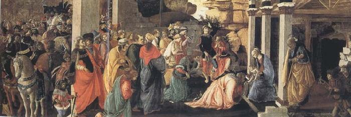 Sandro Botticelli Adoratio of the Magi Spain oil painting art